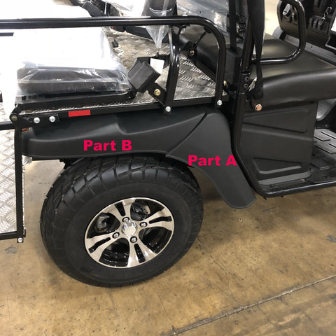 Rear fender passenger side
